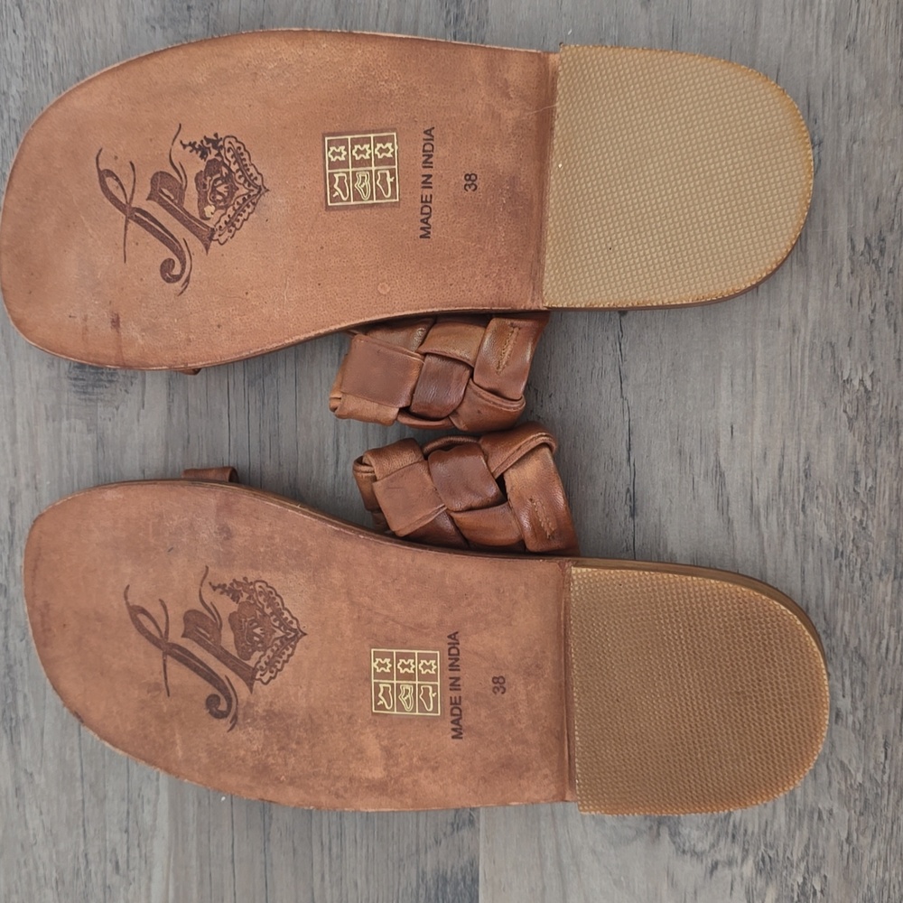 FREE PEOPLE Woven River Sandals Size 38 (10") - Picture 5 of 9
